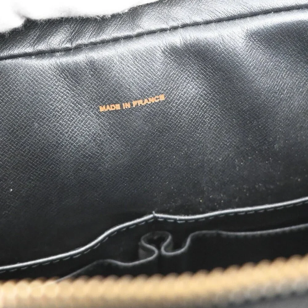 LOUIS VUITTON Porte Documents Voyage Briefcase Hand Bag Epi Black M54472 67EE792